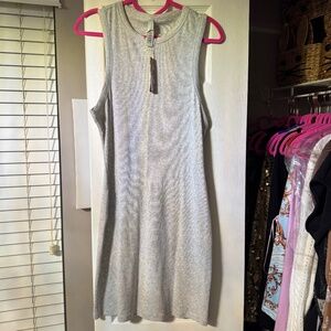 Ribbed tank mini dress